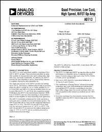 datasheet for 5962-9063301MCA by Analog Devices