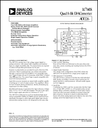 datasheet for AD7226KR by Analog Devices