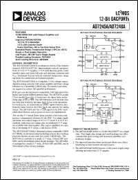 datasheet for AD7245AAN by Analog Devices