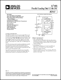 datasheet for AD7547LP by Analog Devices