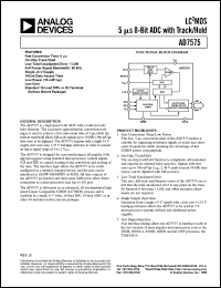 datasheet for AD7575JR by Analog Devices