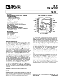 datasheet for AD766JN by Analog Devices