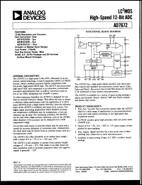 datasheet for AD7672BQ10 by Analog Devices