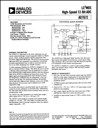 datasheet for AD7672UQ10 by Analog Devices