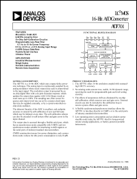 datasheet for AD7701AN by Analog Devices