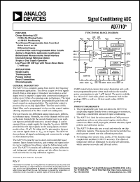 datasheet for EVAL-AD7710EB by Analog Devices