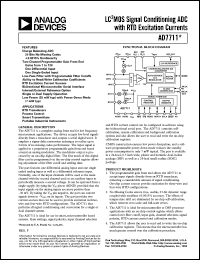 datasheet for EVAL-AD7711EB by Analog Devices