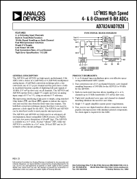 datasheet for AD7824KN by Analog Devices