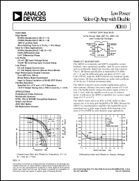 datasheet for 5962-9313201MPA by Analog Devices