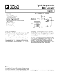 datasheet for AD9501JN by Analog Devices