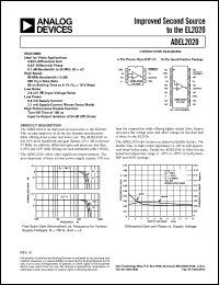 datasheet for ADEL2020AN by Analog Devices