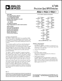 datasheet for ADG411BN by Analog Devices