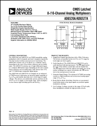 datasheet for ADG526AKN by Analog Devices