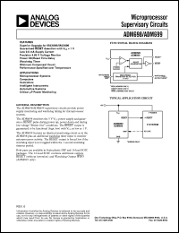 datasheet for ADM698AN by Analog Devices