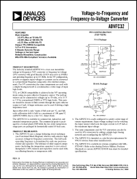 datasheet for ADVFC32BH by Analog Devices
