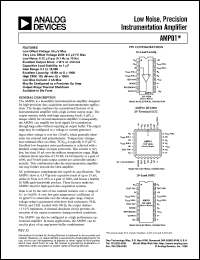datasheet for AMP01AX by Analog Devices