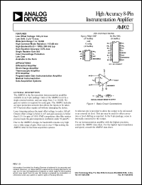 datasheet for AMP02EP by Analog Devices