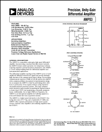 datasheet for AMP03GP by Analog Devices