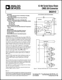 datasheet for DAC8143FP by Analog Devices