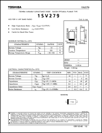 datasheet for 1SV279 by Toshiba