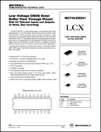 datasheet for MC74LCX541DTEL by ON Semiconductor