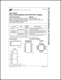 datasheet for 54F253DMQB by 