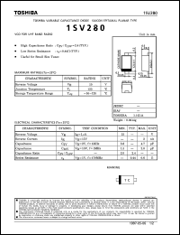 datasheet for 1SV280 by Toshiba