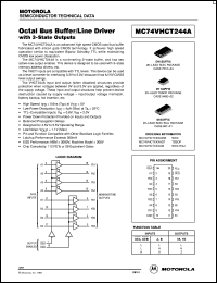 datasheet for MC74VHCT244AM by ON Semiconductor