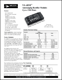 datasheet for VI-ARM-C12 by 