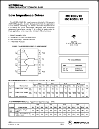 datasheet for MC100EL12D by ON Semiconductor