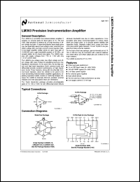 datasheet for LM363H-100 by 