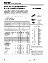 datasheet for MC10H330FN by ON Semiconductor