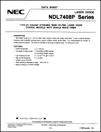 datasheet for NDL7408P4LC by NEC Electronics Inc.