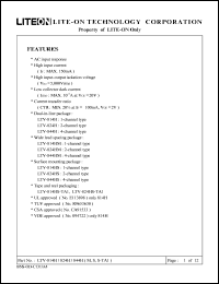 datasheet for LTV-824HM by 