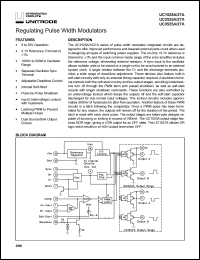 datasheet for UC1525AL by Unitrode Semiconductor Products