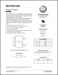 datasheet for MC74VHC1G50DFT1 by ON Semiconductor