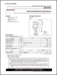 datasheet for 2SC5763 by SANYO Electric Co., Ltd.