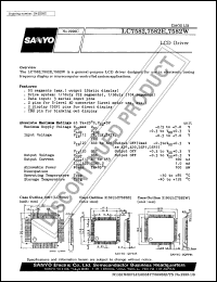 datasheet for LC7582 by SANYO Electric Co., Ltd.