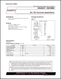 datasheet for 2SA2037 by SANYO Electric Co., Ltd.