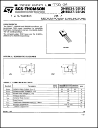 datasheet for 2N6036 by SGS-Thomson Microelectronics