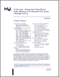 datasheet for RD38F1020C0ZBL0 by Intel Corporation