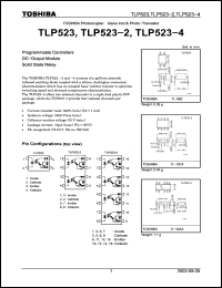 datasheet for TLP523-2 by Toshiba