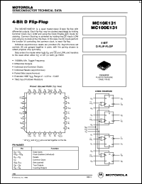 datasheet for MC100E131FN by ON Semiconductor