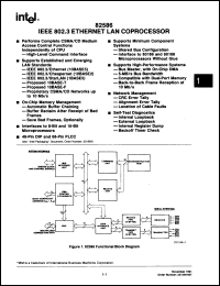 datasheet for P82586-10 by Intel Corporation