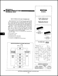 datasheet for MC8T26AP by Motorola