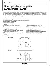 datasheet for BA728F by ROHM