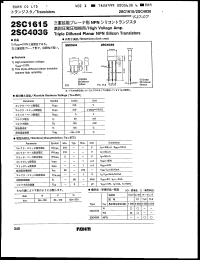 datasheet for 2SC4036 by ROHM