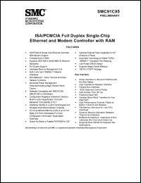datasheet for SMC91C95 by Standard Microsystems Corporation