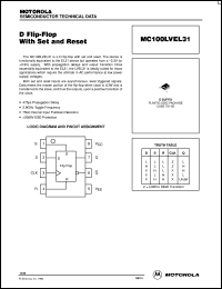 datasheet for MC100LVEL31D by ON Semiconductor
