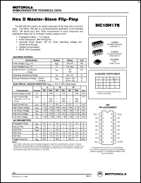 datasheet for MC10H176FN by ON Semiconductor